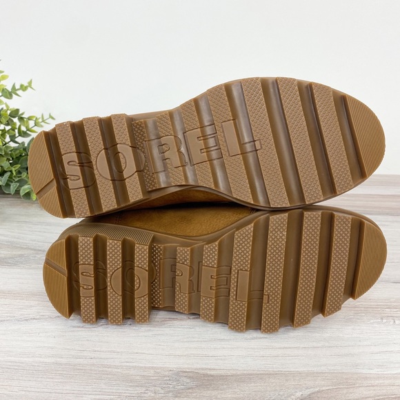 SOREL Pheonix Short Lace Waterproof Boots in Camel NWB - Picture 11 of 12